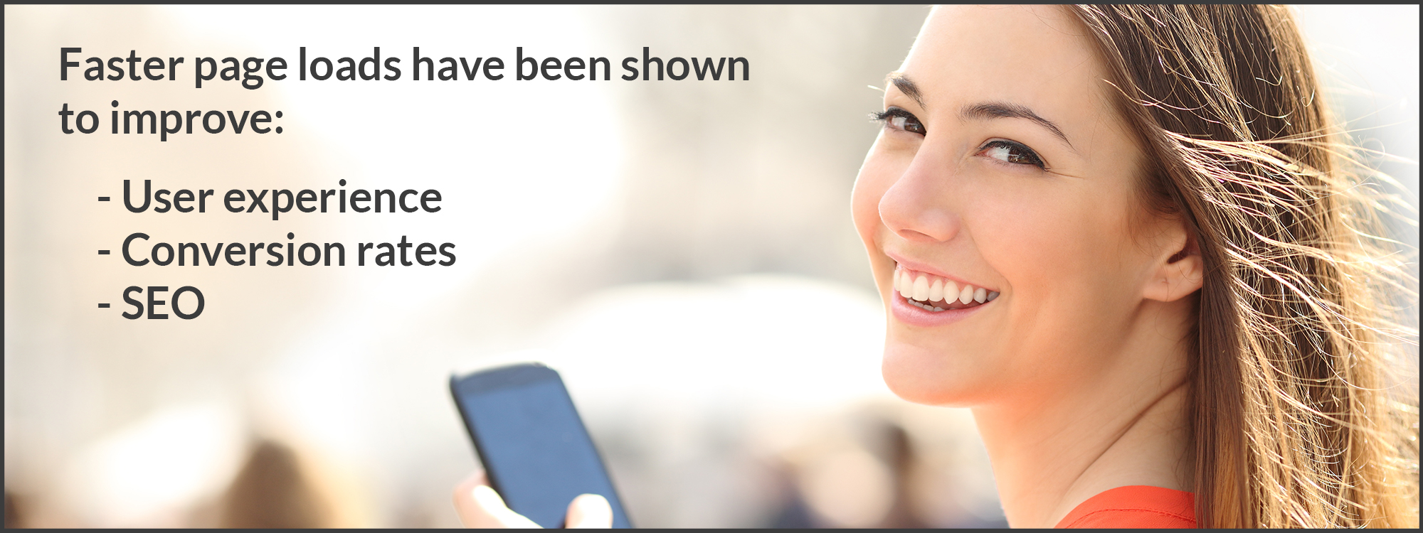Slide 2 - Improves User Experience, Conversion Rates, SEO
